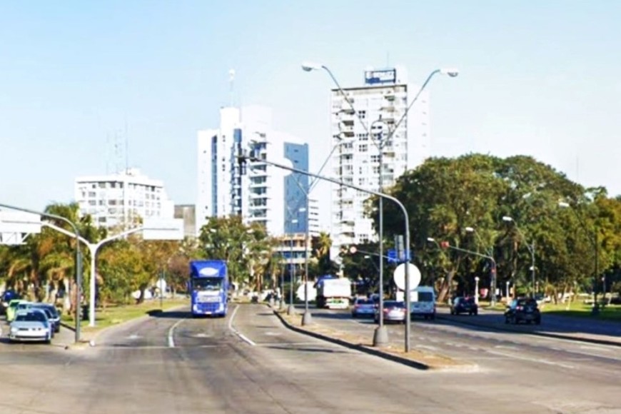 El mismo lugar, que desemboca en el sector de Rivadavia y Tucumán, visto en la actualidad.