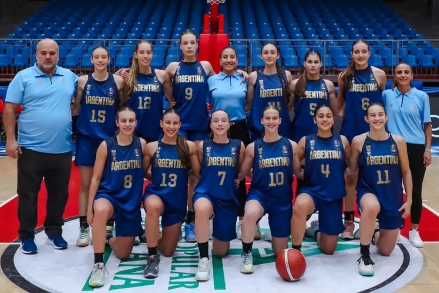 Las doce representantes nacionales que irán por la clasificación al Mundial U17. Foto: FIBA