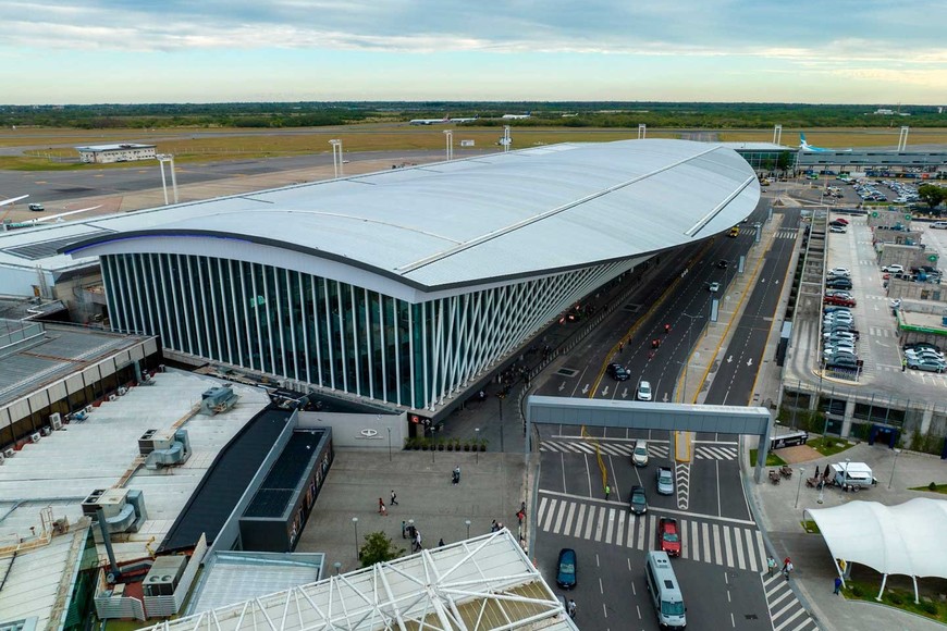 El aeropuerto internacional de Ezeiza.