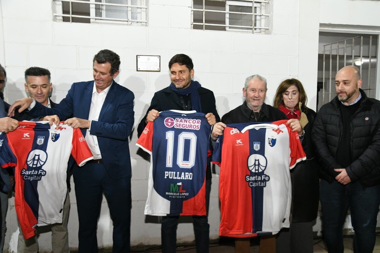 Inauguración nuevo sistema iluminación predio de la Liga de futbol