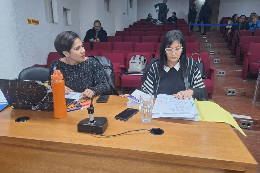 Las abogadas querellantes, Ana María Regidor y Samanta Fistonich. Foto: Sur24.