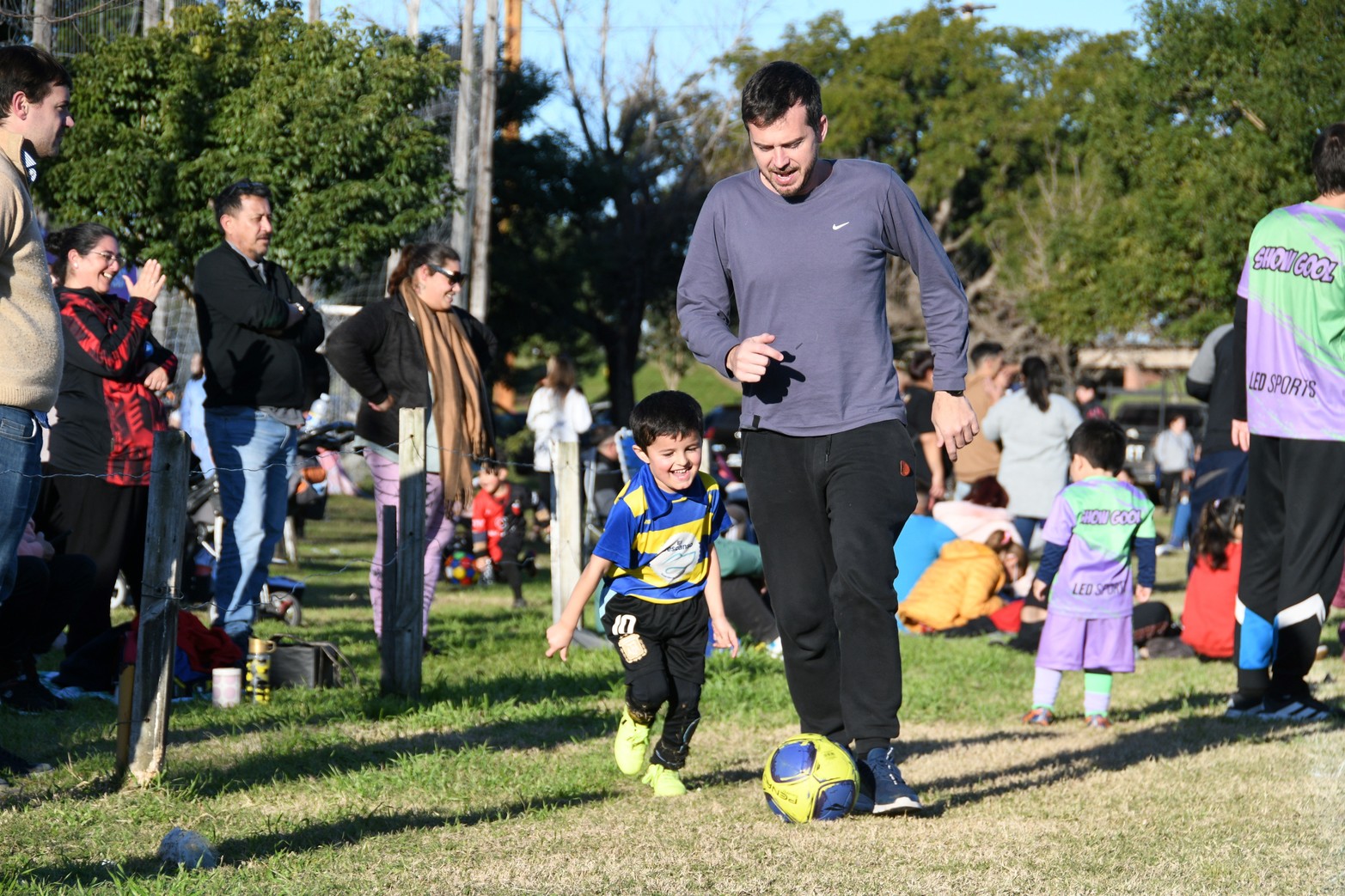 Encuentro de escuelitas de fútbol en Club Querandí
