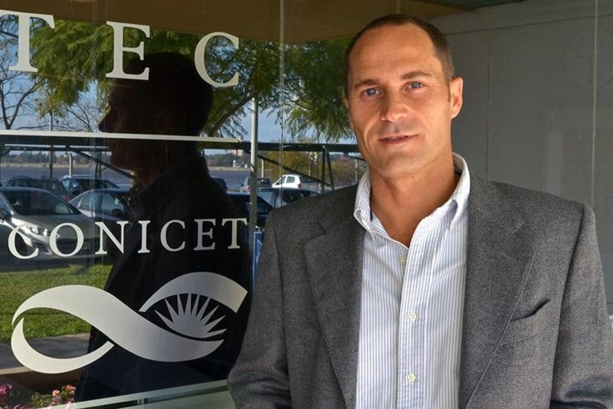 Claudio Berli, actual director del Intec repasó los 50 años de trayectora del instituto. Crédito: Gentileza Conicet