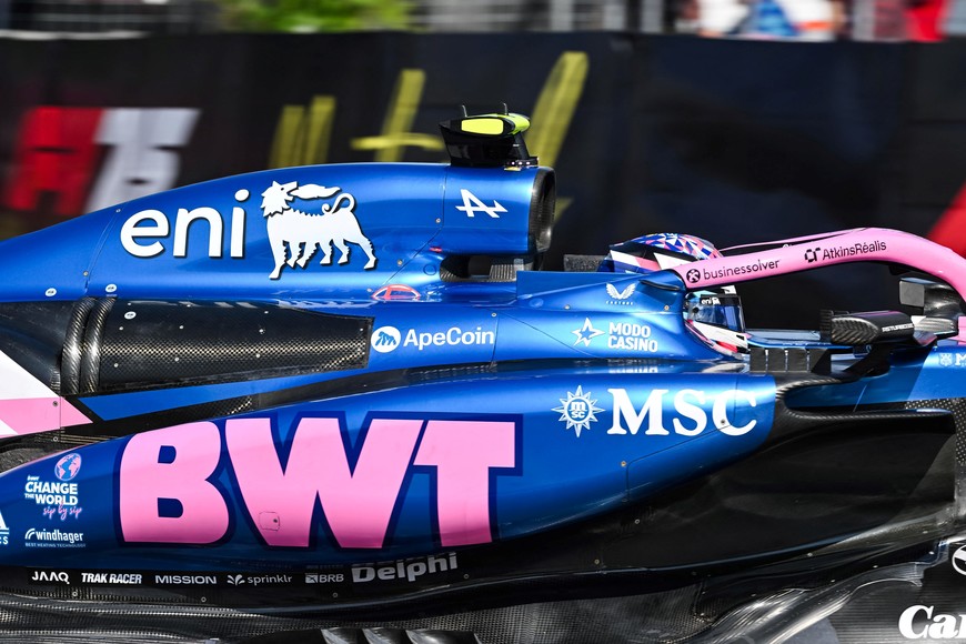 Jun 14, 2025; Montreal, Quebec, Canada; Alpine driver Franco Colapinto (43) during Qualifications at Circuit Gilles-Villeneuve. Mandatory Credit: David Kirouac-Imagn Images