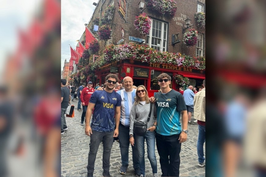 Santa Fe y El Litoral presentes para Irlanda - Los Pumas. Foto: El Litoral