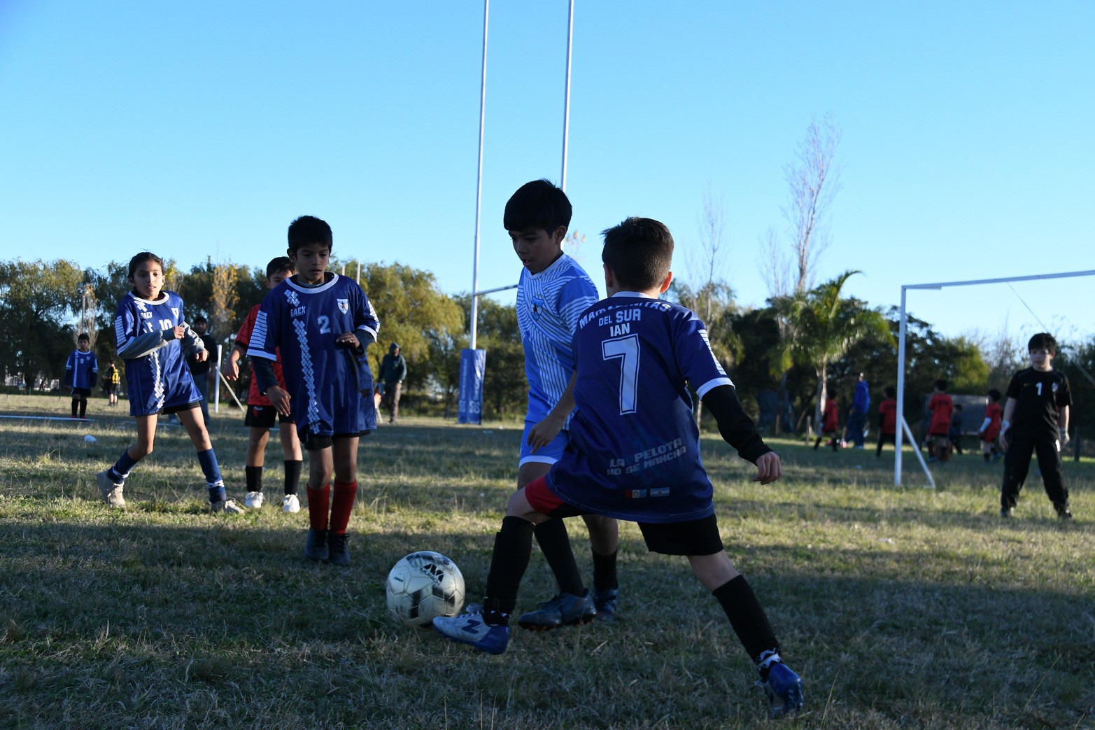 Encuentro de escuelitas de fútbol en Club Querandí