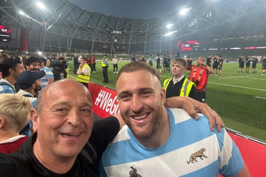 El Litoral presente en Irlanda-Los Pumas. Foto: El Litoral