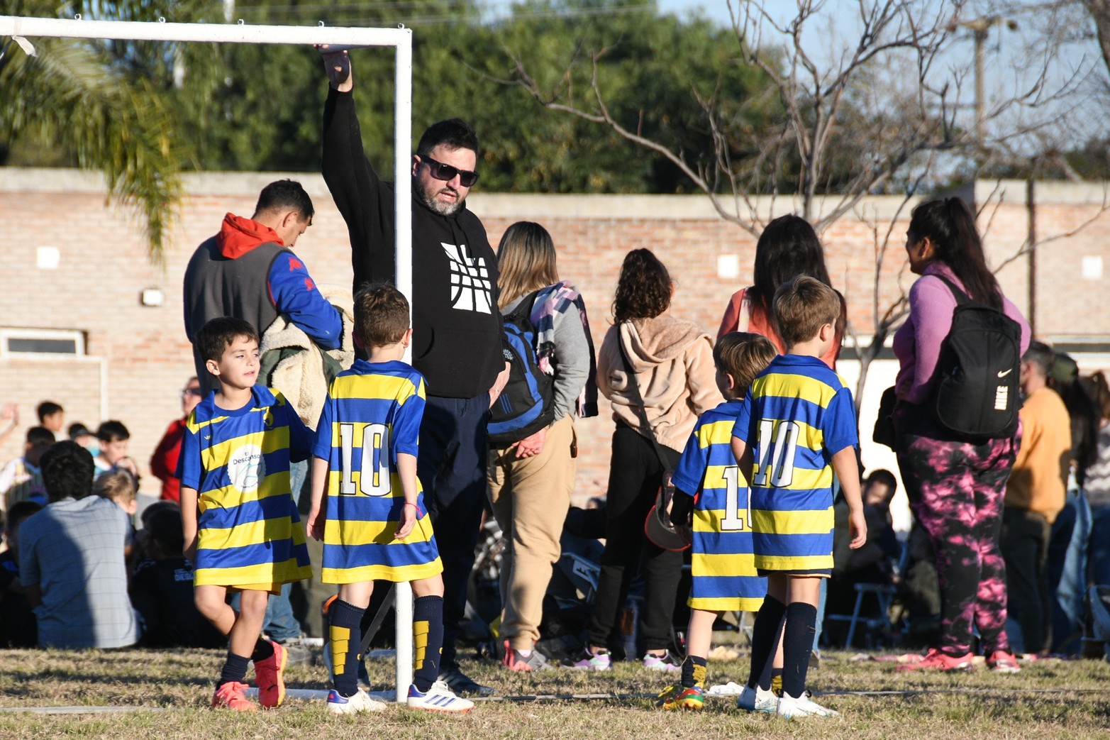 Encuentro de escuelitas de fútbol en Club Querandí