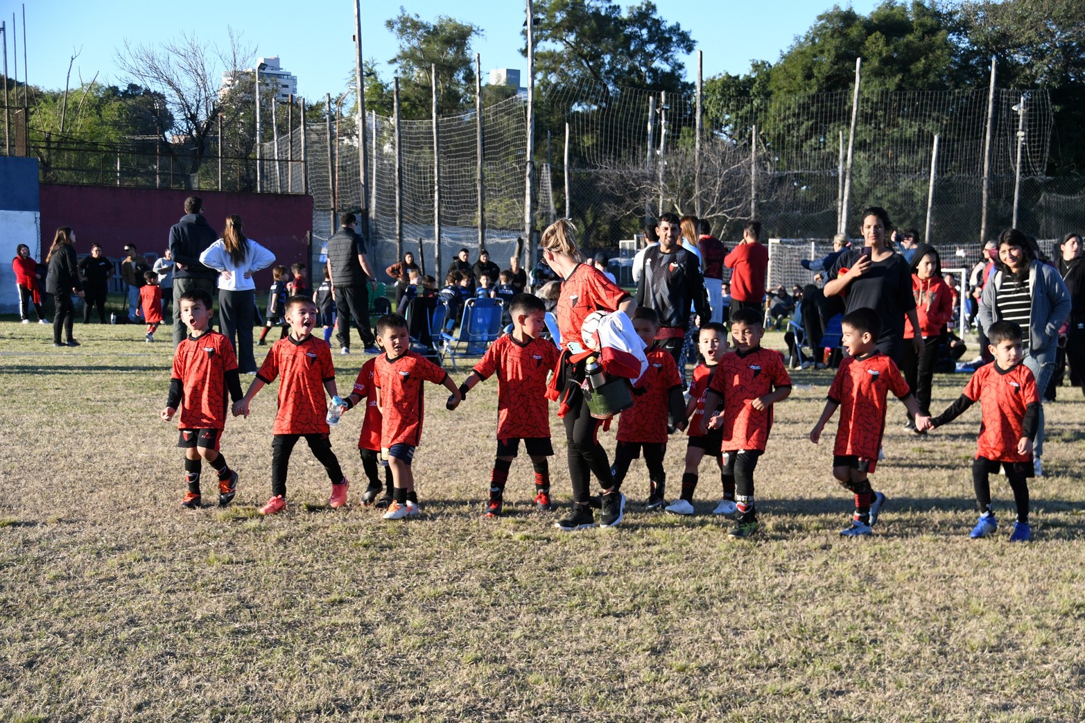 Encuentro de escuelitas de fútbol en Club Querandí