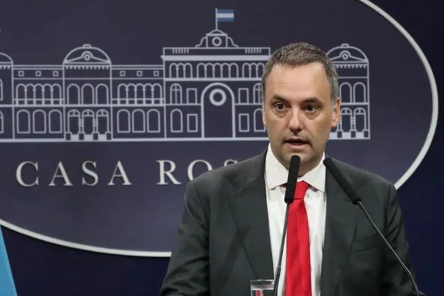 Lo confirmó el vocero presidencial, Manuel Adorni, en conferencia de prensa.