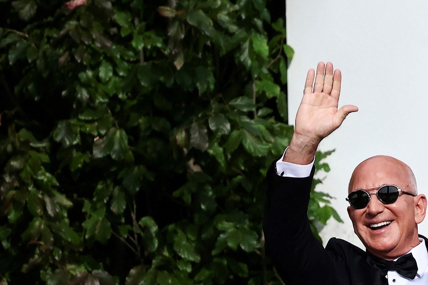 Jeff Bezos se casó en Venecia: una boda de lujo bajo el calor extremo que azota Europa