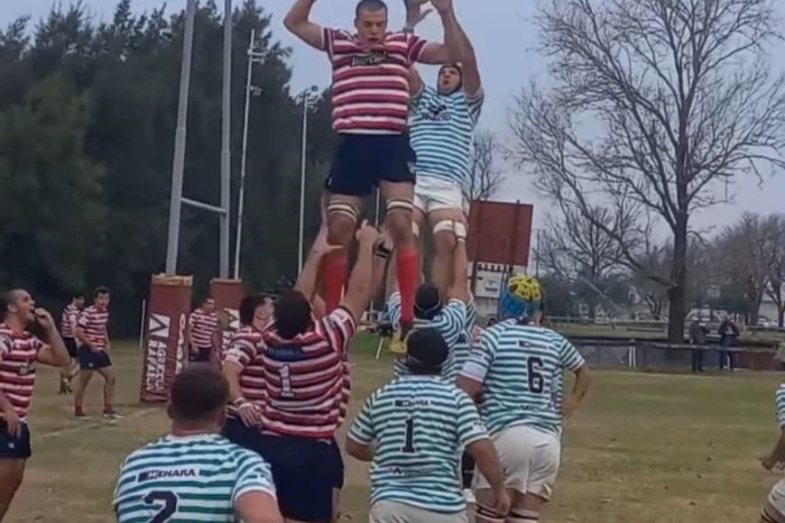 CRAR venció claramente a Santa Fe Rugby 42 a 15.Foto:CRAR