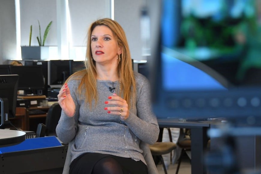 La fiscal Jorgelina Moser Ferro confirmó en televisión que pidió la prisión preventiva de Trigatti. Foto: Luis Cetraro