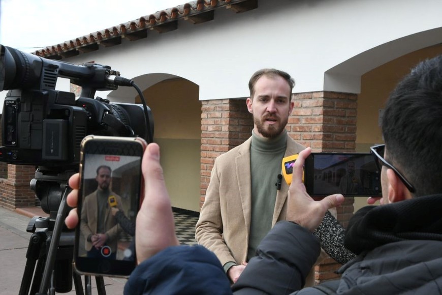 “Vamos a tener concejales libertarios por primera vez”, dijo el ex candidato. Foto: Marcelo Rainone