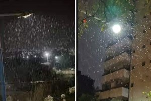 El frío trajo nevadas en Tafí del Valle y aguanieve en la capital tucumana.
