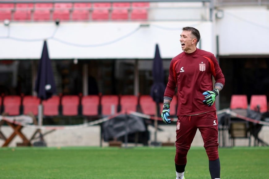 Fernando Muslera ya entrena con el Pincha. Crédito: Prensa Estudiantes