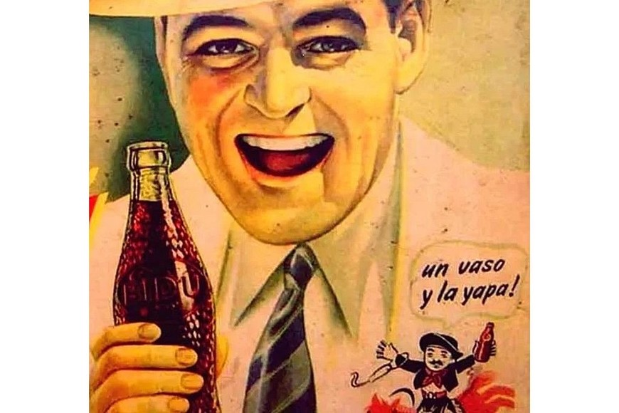 Antigua publicidad de Bidú.
