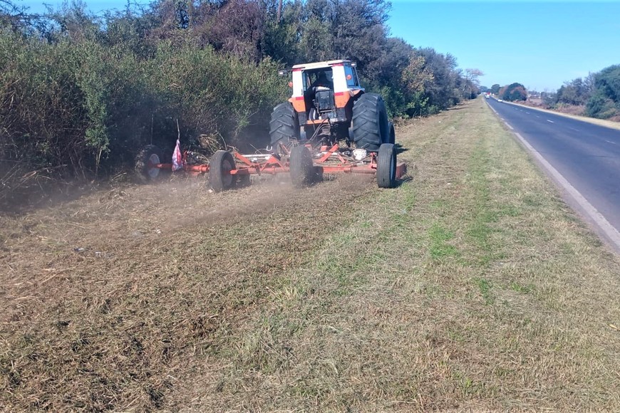 Los avances se realizan de manera simultánea con programación de tareas en diferentes sectores de las Rutas Nacionales Nº 11, 178, 98, 95 y 168