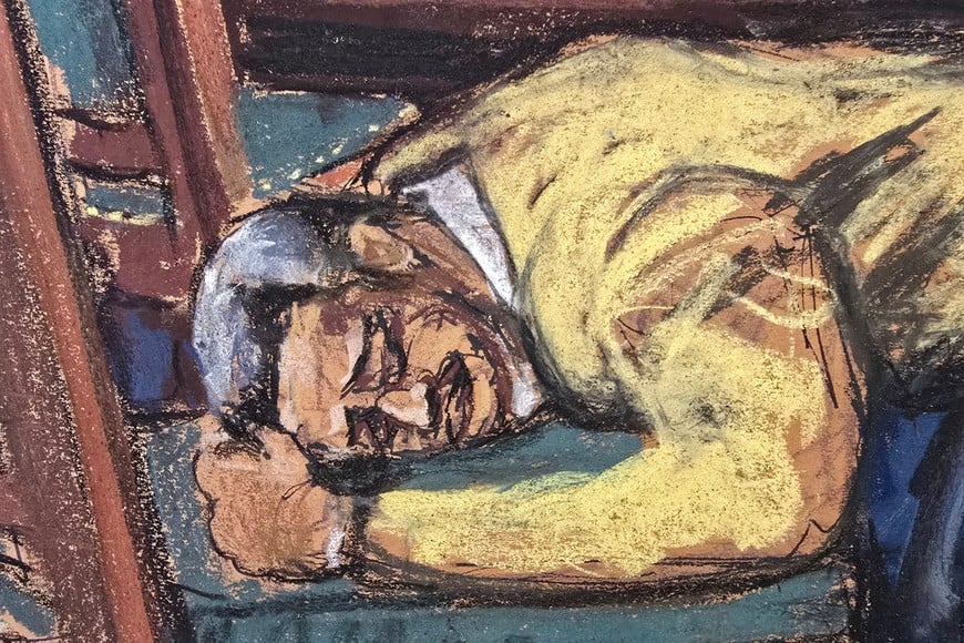 Sean "Diddy" Combs reacts after verdicts are read of the five counts against him, during Combs' sex trafficking trial in New York City, New York, U.S., July 2, 2025 in this courtroom sketch. REUTERS/Jane Rosenberg