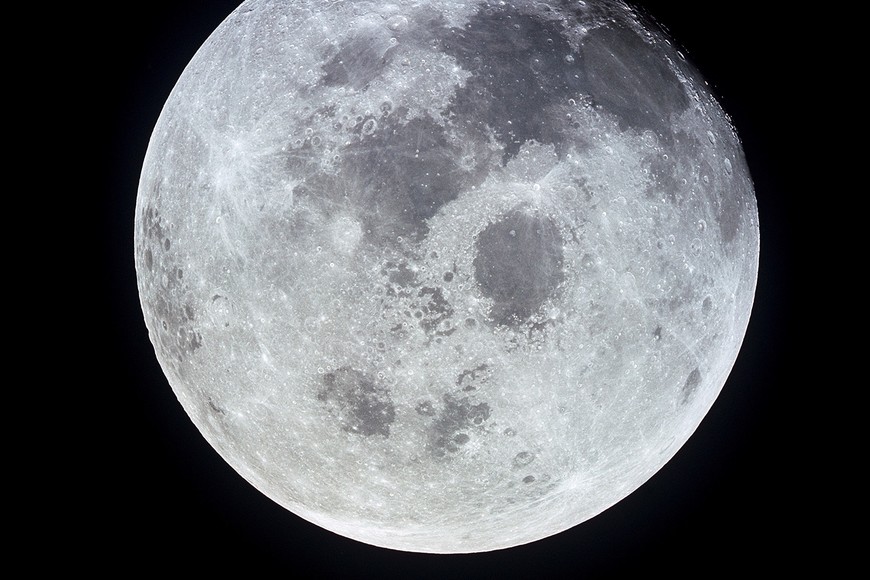 FILE PHOTO: The full moon photographed from the Apollo 11 spacecraft during its trans-Earth journey homeward. When this picture was taken, the spacecraft was already 10,000 nautical miles away. On board Apollo 11 were commander Neil Armstrong, command module pilot Michael Collins and lunar module pilot Buzz Aldrin. NASA/Handout via REUTERS/File Photo  ATTENTION EDITORS - THIS IMAGE HAS BEEN SUPPLIED BY A THIRD PARTY      PLEASE SEARCH "50TH ANNIVERSARY OF THE MOON LANDING" FOR ALL PICTURES
