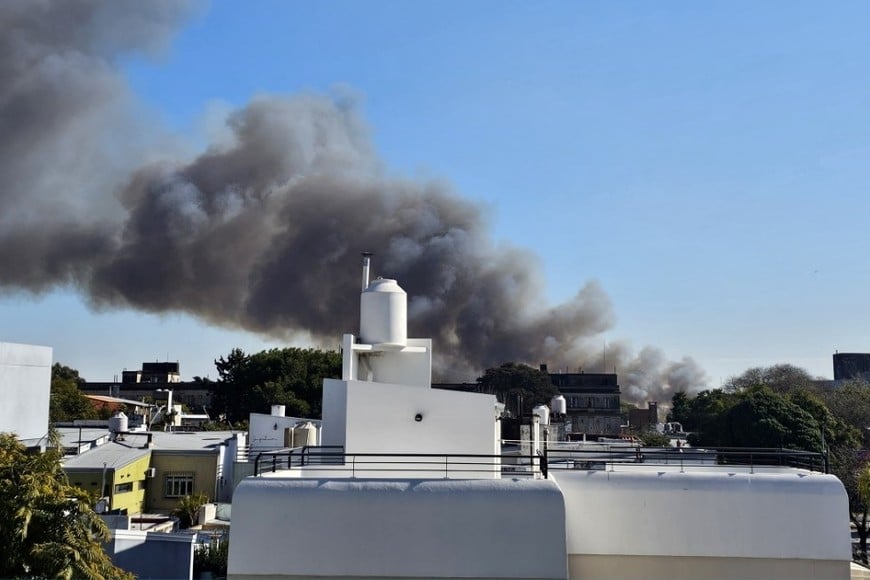 Incendio en Circunvalacion Oeste