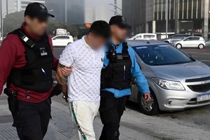 Detención del sospechoso en San Martín al 100.