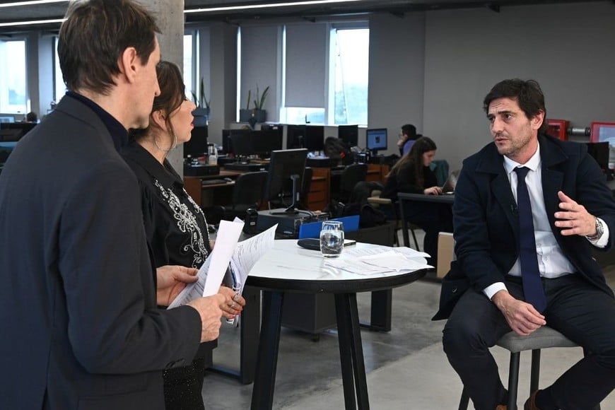 El fiscal Ignacio Lascurain en Santa Fe Policiales. Foto: Luis Cetraro