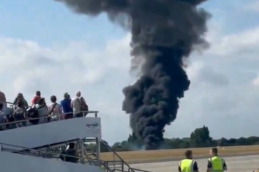 La aeronave siniestrada tenía previsto llegar a Lelystad, Países Bajos.