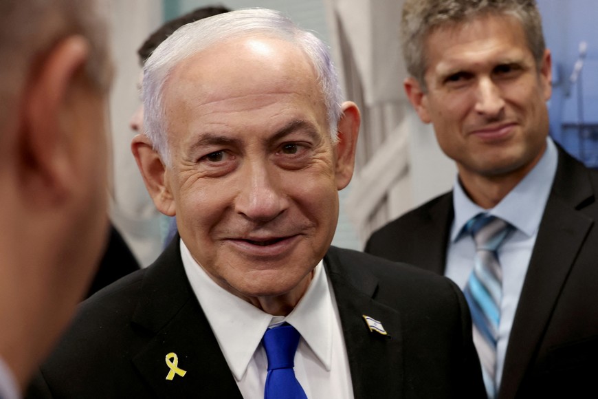 Israel's Prime Minister Benjamin Netanyahu arrives to attend a meeting with U.S. Defense Secretary Pete Hegseth at the Pentagon in Washington, D.C., U.S., July 9, 2025. REUTERS/Jonathan Ernst