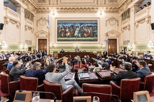 La Convención y una primera jornada a puro intercambio y reuniones.