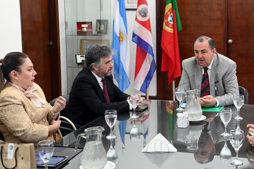 Poletti ya había recibido a personal de la UE en la capital santafesina. Crédito: Municipalidad de Santa Fe