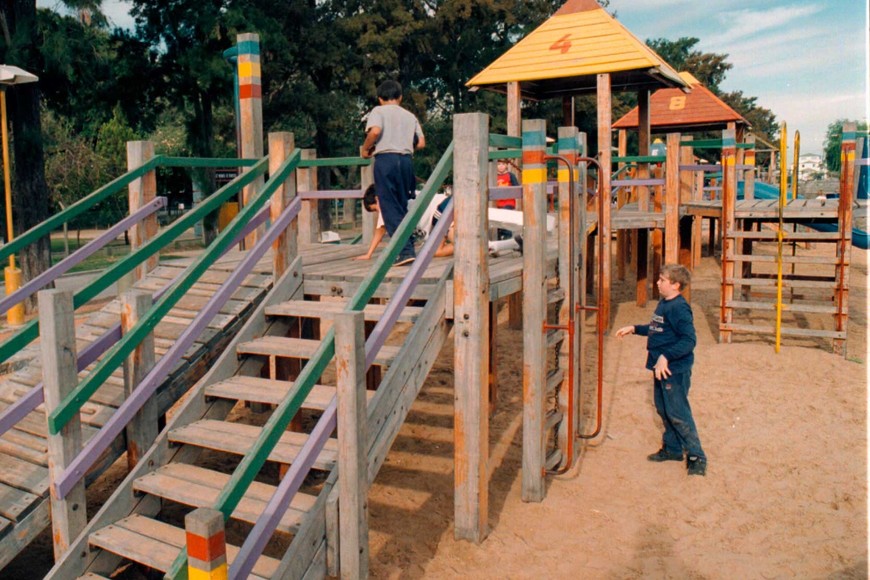Los inicios del parque, que no tardó en convertirse en furor.