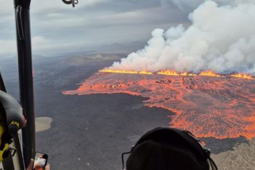 Como medida preventiva las autoridades desalojaron la famosa Laguna Azul