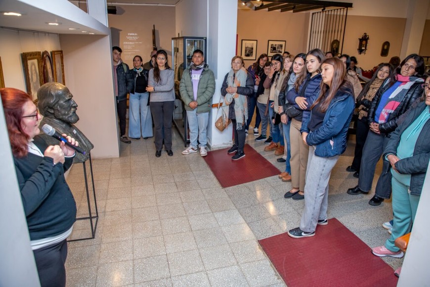 En el recorrido, visitaron el Museo de la Colonización, el casco histórico y el museo “Héctor Borla”.