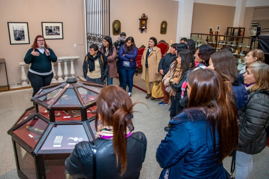 En el recorrido, visitaron el Museo de la Colonización, el casco histórico y el museo “Héctor Borla”.