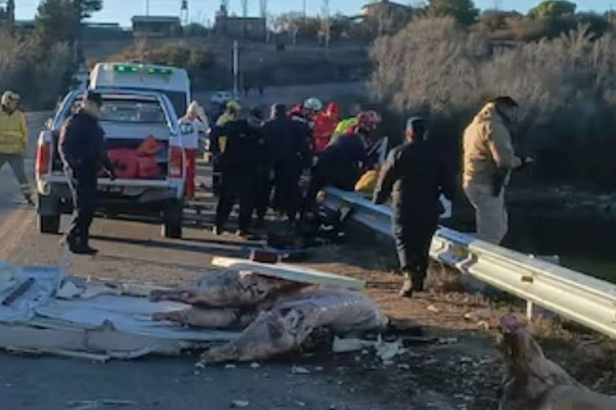 Los equipos trabajaron coordinadamente para asegurar la zona