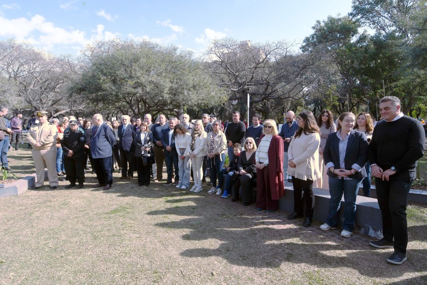 Representantes de entidades religiosas acompañaron la conmemoración. Crédito: Luis Cetraro.
