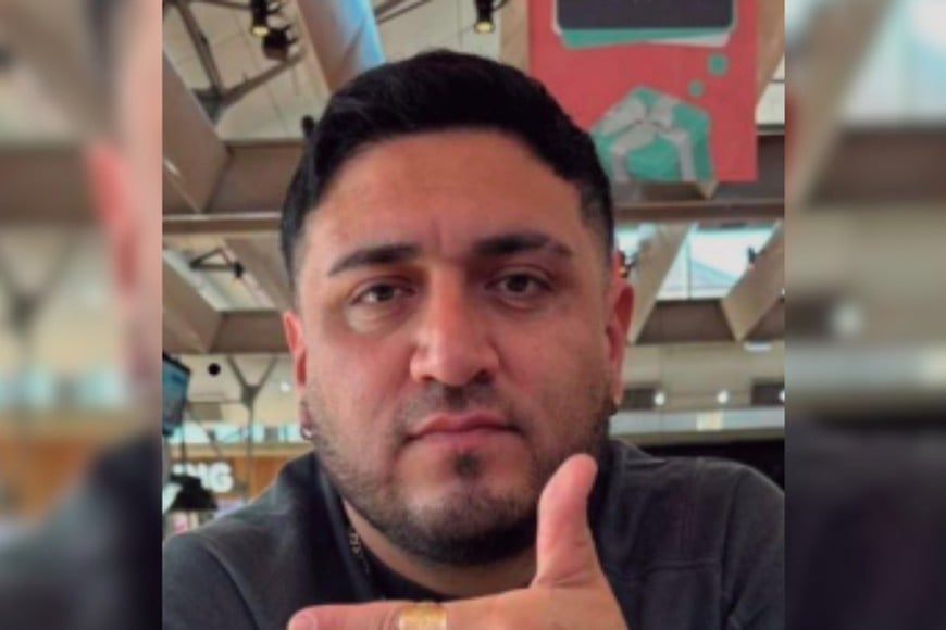 La imagen de Jorge Alberto Mendieta compartida por el Ministerio de Seguridad.