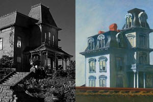 La mansión Bates y la obra de Hopper. Foto: Paramount Pictures / Moma