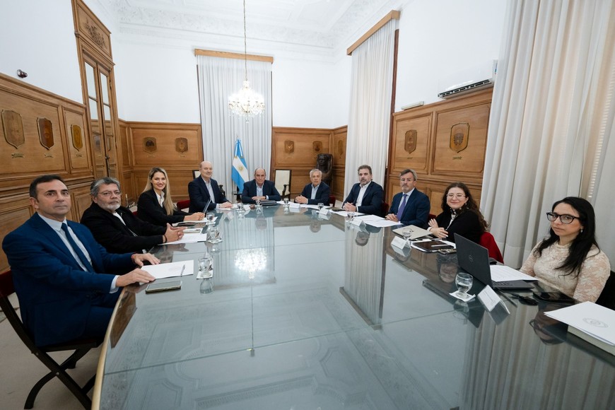 El Consejo de Mayo se reunió por segunda vez en la Casa Rosada. Foto: Gentileza Jefatura de Gabinete