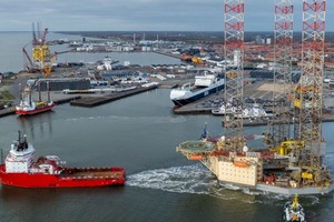 Ciudad portuaria de Swinoujscie.