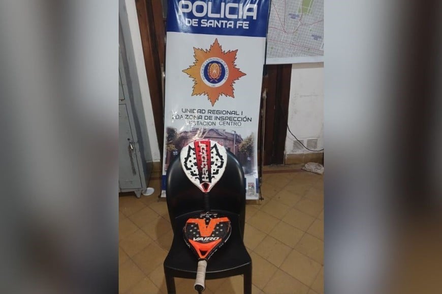 Recuperó dos paletas de paddle que estaban a la venta en redes sociales