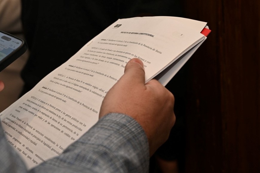 Reforma Constitucional |  Cada partido de Unidos presentó su propio proyecto en la Legislatura santafesina. | 21 de julio 2025 | . Foto: Flavio Raina
