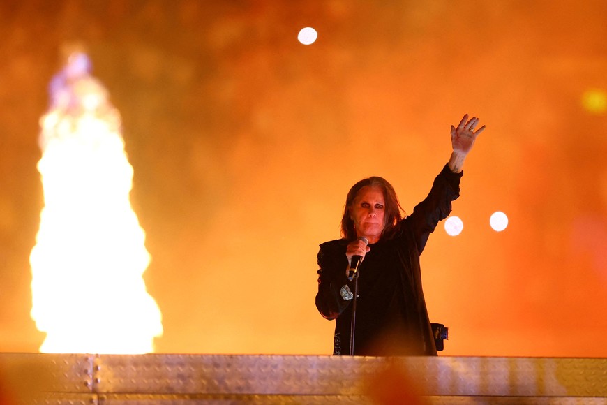 FILE PHOTO: Commonwealth Games - Closing Ceremony - Alexander Stadium, Birmingham, Britain - August 8, 2022
Ozzy Osbourne performs during the closing ceremony REUTERS/Hannah Mckay/File Photo