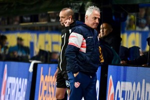 Leonardo Carol Madelón, DT de Unión. Crédito: Juan Foglia