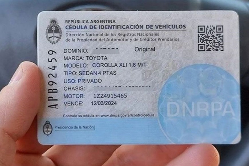 El cambio principal radica en eliminar la cédula azul física y digital