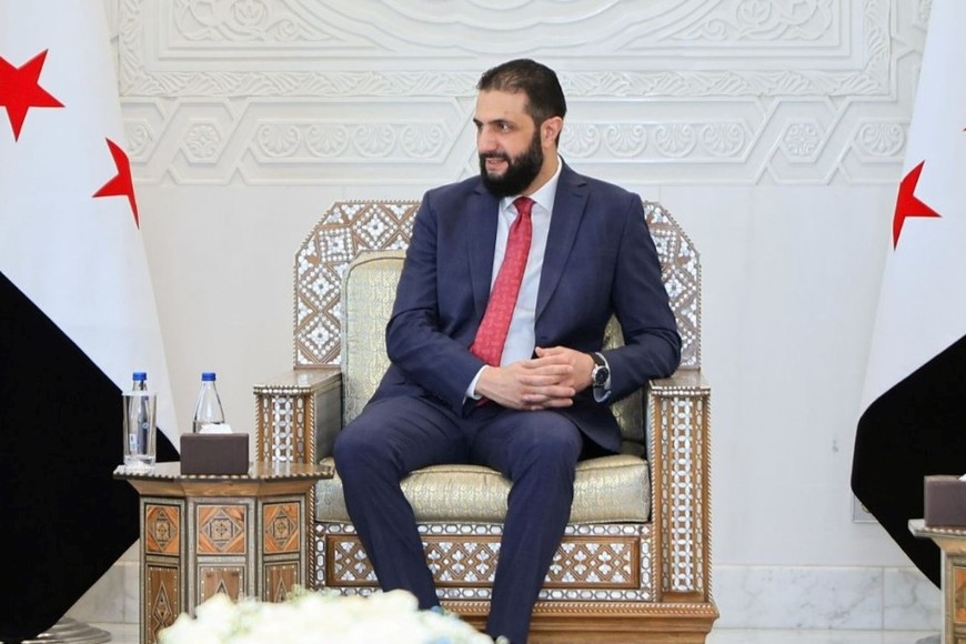 Ahmed al-Charaa (Abu Mohamed al-Golani). Crédito: Presidencia de la República de Siria