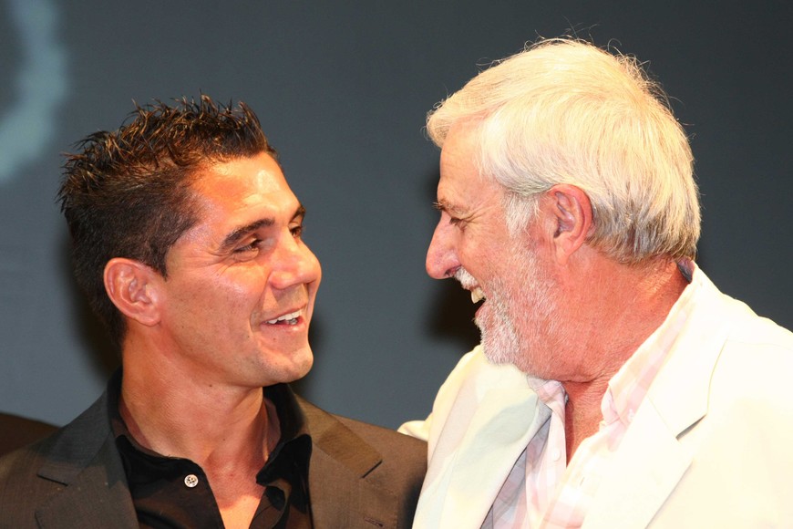 2008. Fuertes y Vignatti en una gala de la fiesta del deporte.