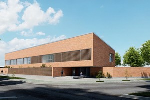 El edificio estará emplazado en la esquina de Bv. Bernardo de Irigoyen y Leandro N. Alem, en el predio del ex Hospital de Ceres.