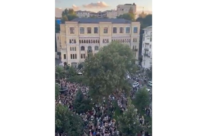 Protestas en Ucrania. Crédito: @MundoEnConflicto